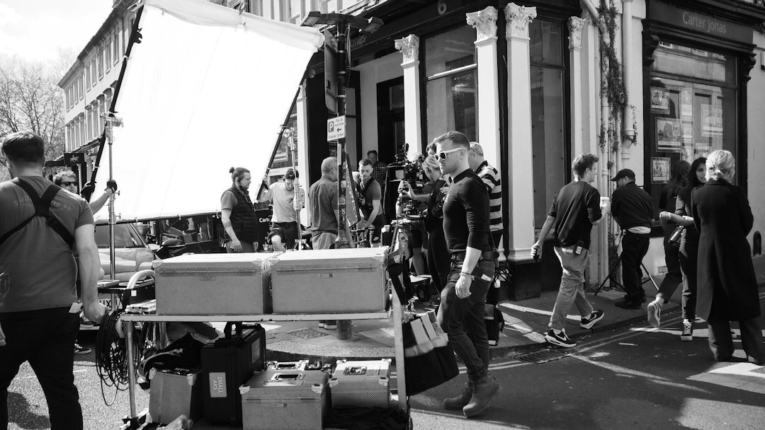famous actor on set